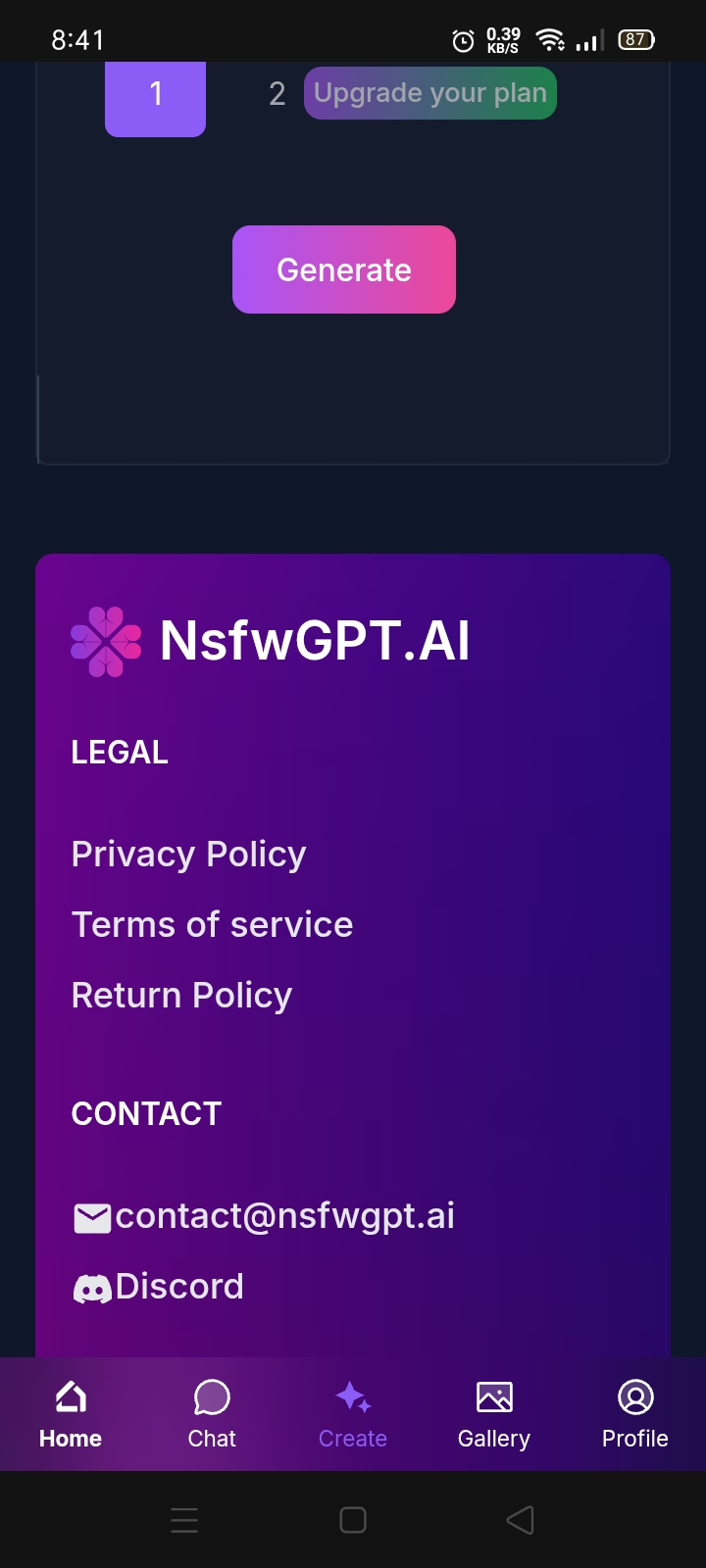 Test - AI Chatbot | NsfwGPT.AI